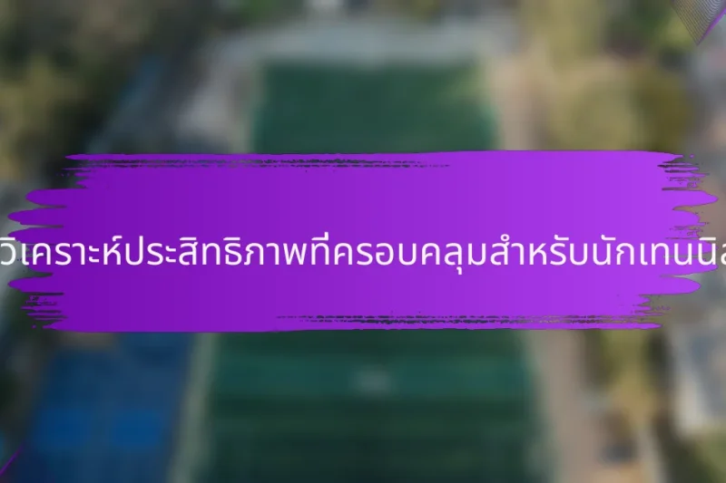 แม่แบบการวิเคราะห์ประสิทธิภาพที่ครอบคลุมสำหรับนักเทนนิสชาวฮังการี